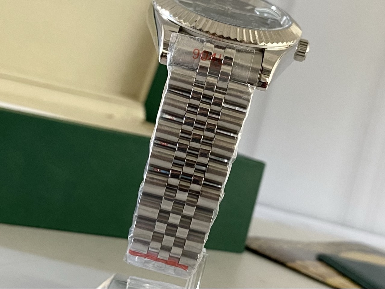 R*LEX ] 수입고급 오이스터 스카이드웰러 크로노미터 그린 42mm